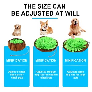 Tapis de reniflement personnalisé en feutre pour animaux de compagnie, puzzle interactif pour chien, tapis d'entraînement à la recherche de senteurs, mangeoire lente 36x10cm pour chiens de petite et grande taille - Product Image 3