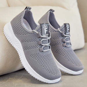 Chaussures de course pour femmes tendance, empeigne en mesh, semelle extérieure en EVA, respirantes, bout rond, lacets, style décontracté toutes saisons - Product Image 4