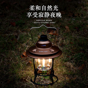 Lanterne de camping LED rétro suspendue, étanche, à intensité variable, alimentée par batterie, lumière d'urgence pour la randonnée en plein air - Product Image 4