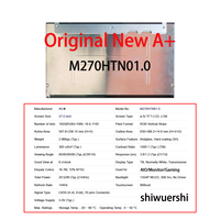 Layar LCD Baru 27" 1920*1080 LVDS 70pin M270HAN03.B M270HTN02.8 M270HTN01.0 M270HAN03.6 M270HAN02.6 CELL M270HAN02.6