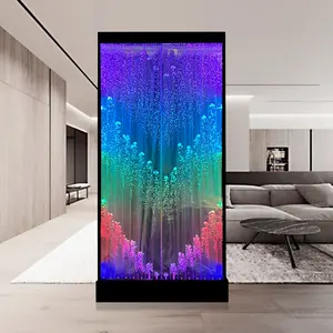 Customized Indoor Nano Bubble LED Wall Panel Acrylic Water Fountain Custom Screens & Room Dividers
