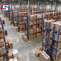 Système de rayonnage industriel en acier pour entrepôt, étagère de stockage pour charges lourdes, conception multi-niveaux, gain de place