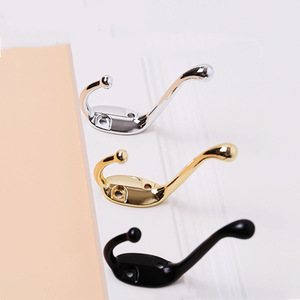 O'Leeford <b>Wall</b> Mount Clothes <b>Hook</b> Rectangle Rust Resistant Gold Black Silver Coat Rack <b>Hook</b> For Entryway Bedroom Bathroom - Product Image 1