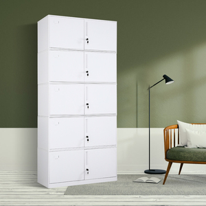 Archivador de Metal Vertical de acero de 5 secciones LUOYANG, muebles de oficina de diseño moderno con archivo de Metal de 5 puertas para uso escolar - Product Image 5