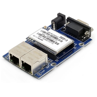 HIGISTEC HLK-RM04 Modul Nirkabel WiFi Ethernet Port Serial UART dengan Kit Pengembangan Papan Adaptor Pemasangan PCB