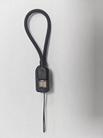 Câble de charge rapide USB-C en nylon tressé 3A avec cœur en cuivre pur, design lanière, mini portable pour appareil photo iOS, téléphone portable et batterie externe