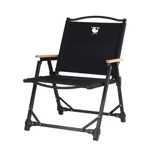 كرسي خفيف الوزن قابل للطي للشاطئ من شركة كيرمت بشعار مصمم حسب الطلب كرسي للتخييم من الجهات المصنعة كرسي للتخييم في الجبال وفي الهواء الطلق