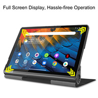 Étui de tablette en cuir PU pour Lenovo Yoga Tab 5 tab5 YT X705F housse Fundas pour Lenovo Yoga Smart Tab 10.1 housse Flip Stand Shell