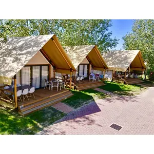 2023 permanent wood structure tende da camping yurt home safari lodge zelt outdoor glamping tiny house hotel resort luxury tents