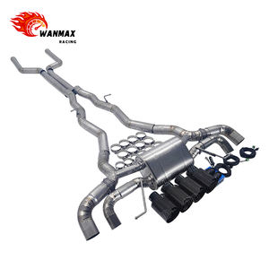 Sistema de escape con válvula para <span class=keywords><strong>BMW</strong></span> <span class=keywords><strong>M8</strong></span> F91 F92 F93 4,4 T <span class=keywords><strong>Tuning</strong></span> Valvetronic Catback Silenciador con tubo de escape de rendimiento de válvula - Product Image 4