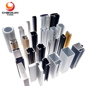 Produsen Produk Tiongkok Aluminium 6063 T5 80X120 6M 10Cm Panjang Profil Aloi Aluminium