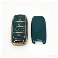 Accessoires intérieurs de véhicule, accessoires pour clés de voiture, étui de protection pour clés de voiture, housse de clé de voiture en TPU, compatible avec Jeep