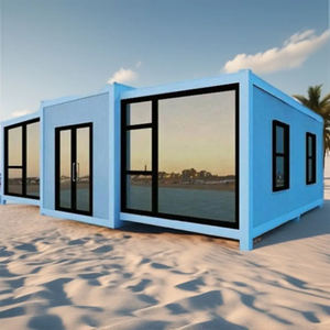 Casa contenedor portátil personalizable de 20 pies y 40 pies, estructura de inodoro plegable modular prefabricada para centro comercial, Panel sándwich de hotel - Product Image 5