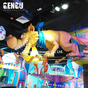Fait à la main mignon Animatronic dessin animé <span class=keywords><strong>renard</strong></span> modèle intérieur en métal intérieur pour centre commercial aéroport public garderie école maternelle - Product Image 6