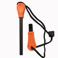 Camping Extérieur Ferrocerium Flint Stone Rod Briquet Magnésium Kit D'outils De Survie D'urgence Poignée Allume-feu