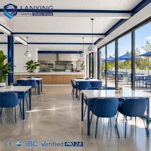 Edificio de Restaurante de Estructura de Acero Prefabricada, Diseño Comercial Moderno - Product Image 2