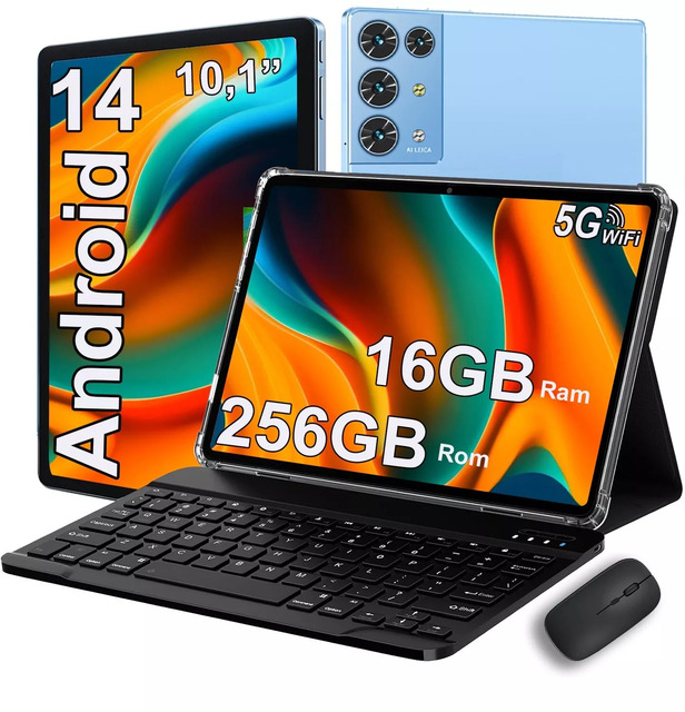 New 10.1 Inch Android Dual SIM Tablet PC 4GB RAM 64GB ROM 1.5GHZ Octa Core Big Screen Business Tablet PC Phone Call Capability