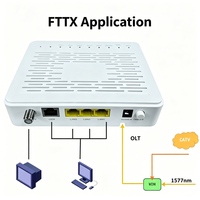 XGSPON Mini ONU de Modo Dual, 10Gbps Upstream, 10Gbps Downstream, FTTH 10GE+3*GE CATV RF ONT