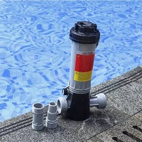 Chlorinateur de piscine à pression stable et dosage précis, distributeur de produits chimiques silencieux en ligne pour villas de luxe et piscines à température constante