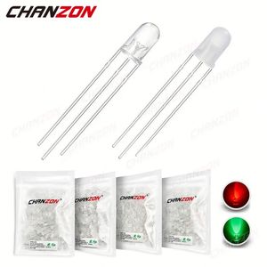 100 Stück 5mm <span class=keywords><strong>RGB</strong></span> <span class=keywords><strong>LED</strong></span> Emittierende Diode Mikro anzeige <span class=keywords><strong>Arduino</strong></span> Rot Grün Blau Mehrfarbige <span class=keywords><strong>Common</strong></span> Anode Kathode 3V DIY PCB Circuit Bulb - Product Image 1