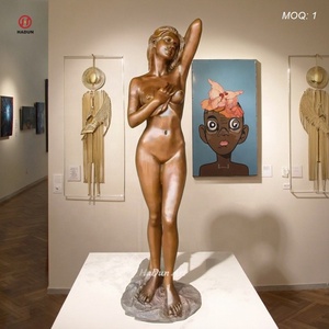 Escultura de Mujer Desnuda de Bronce de Tamaño Real en Venta - Product Image 2