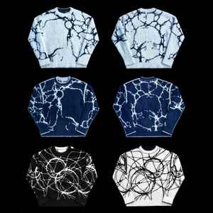 Suéter personalizado de mohair para hombre, jersey de cuello redondo, patrón sólido, 220g, hecho a máquina con logotipo frontal, suministro ODM de invierno - Product Image 2