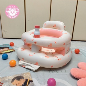 Asiento Inflable Multifuncional para Bebés, Silla Plegable para Bebés de 3 a 36 Meses, para Hotel, Baño, Sala de Estar, Aprendizaje de Sentarse - Product Image 6