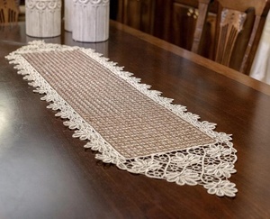 Long Cotton Blend Colorful Embroidery <b>Table</b> <b>Runner</b> - Product Image 2