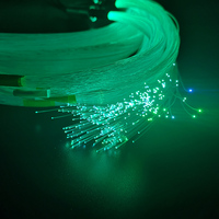 Kit de lumières led pour véhicule, 4 en 1, décoration intérieure, scintillante, en acrylique, fibre optique, éclairage d'ambiance, plafond, RGB