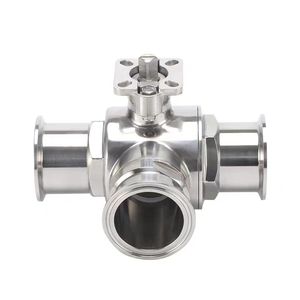 Conector Sanitario Tri-Clamp de Acero Inoxidable JTAIV, Tipo Tee de 3 Vías, Grado Alimenticio - Product Image 3