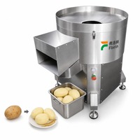 Commerciële automatische roestvrijstalen fruit- en groenteschiller, elektrische aardappel- en wortelschilmachine