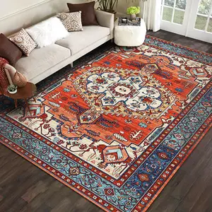 Türk fars kilimi fas kanepe end masa tam yayılmış oturma odası halı retro yatak kilim yastık