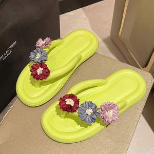 Chanclas de Mujer EVA, Modernas, con Diseño Floral, Ligeras, de Secado Rápido, Antideslizantes, para Playa y Verano - Product Image 4