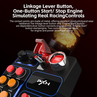 Contrôleur de jeu PXN CB1 Sim Racing Button Box pour le contrôle du volant de course pour le jeu de simulation de camion américain et de ferme