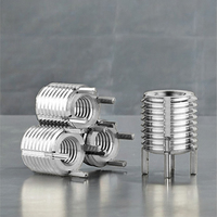 Stainless Steel Heavy Duty Key Locking Thread Insert Repair Kit Other Fasteners Thread Sleeve M10 Threaded Insert Aluminum