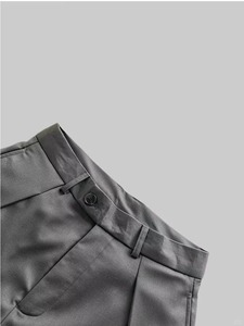 <span class=keywords><strong>Pantaloni</strong></span> da Uomo Casual in Stile Americano Drappeggiati con Pinces a Gamba Dritta e Vestibilità Ampia, Eleganti in Pettinato Stile High Street con Servizio OEM - Product Image 3
