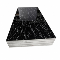 Panneau mural 3D en PVC effet marbre UV, imperméable, pour la décoration de la maison et du salon