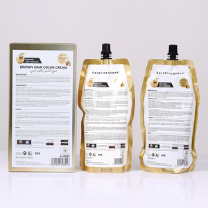 Tinta per Capelli Marrone Mela Semipermanente Senza Ammoniaca, Crema Colorante Organica Naturale per Uso Professionale e Domestico - Product Image 5