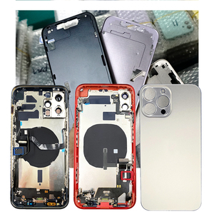 Coque arrière pour iPhone, boîtier arrière <span class=keywords><strong>en</strong></span> <span class=keywords><strong>verre</strong></span> pour téléphone portable - Product Image 1
