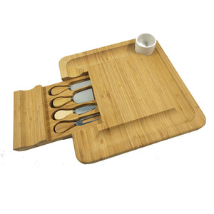 Tabla de pan, bandeja para pizza, bandeja cuadrada para bistec, tabla de cortar para hornear, tabla de queso de madera o bambú - Product Image 1