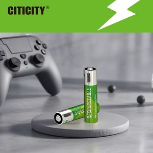 Cipicity แบตเตอรี่ชาร์จได้500มิลลิแอมป์ต่อชั่วโมง1.5โวลต์ AAA แบบชาร์จไฟได้ใช้งานได้ยาวนานกว่า1500รอบสำหรับอุปกรณ์อิเล็กทรอนิกส์ในครัวเรือน - Product Image 2