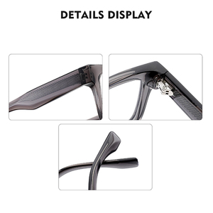 Bio-Degradable Acetate Optical Glasses European American Thick <strong>Frame</strong> Eyewear Manufacturer High Quality <strong>Eyeglasses</strong> - Product Image 3
