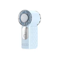 Nouveau ventilateur portable T241 avec affichage numérique, poche à glace, turbo puissant, petit ventilateur 199 vitesses, USB pour extérieur