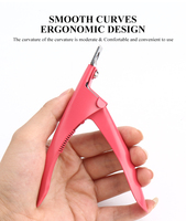 Ciseaux à ongles en acier inoxydable, outil de manucure, coupe-ongles en forme de U