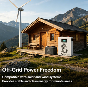 Batería LiFePO4 de 51.2V 100Ah 5.12kWh con BMS Integrado, Batería de Litio para Almacenamiento de Energía Solar Híbrida - Product Image 1