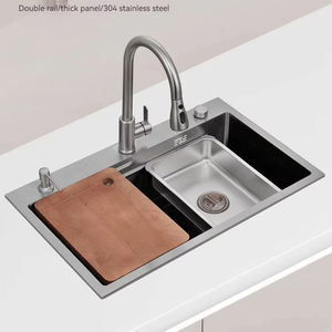 وعاء واحد جديد الأكثر مبيعًا من الفولاذ المقاوم للصدأ مع حوض مركب تحت الصحن - Product Image 2