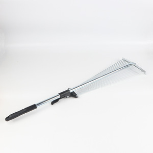 Rastrillo Industrial Retráctil de Hierro con Múltiples Dientes de Alambre de Acero Ajustable para Jardinería y Eliminación de Hierba - Product Image 6