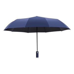 21 Inches Waterproof Manual Folding <b>Umbrella</b> with LED for Night Walks and Rainy Commutes - Product Image 2