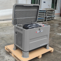 Générateur portable à essence de 5 kW, générateur tri-fuel à faible bruit, générateur double carburant pour la maison, ATS monophasé, triphasé, double alimentation