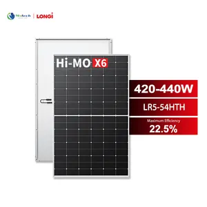Longi Hi-Mo X6 LR5-54HTH探索者420瓦模Fv 425瓦430瓦太阳能电池板435瓦太阳能透明440瓦太阳能电池板